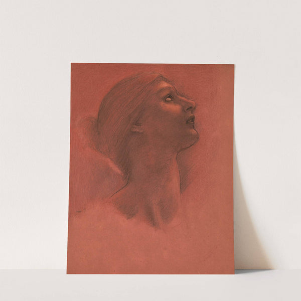 Study for the head of hope by Sir Edward Coley Burne-Jones