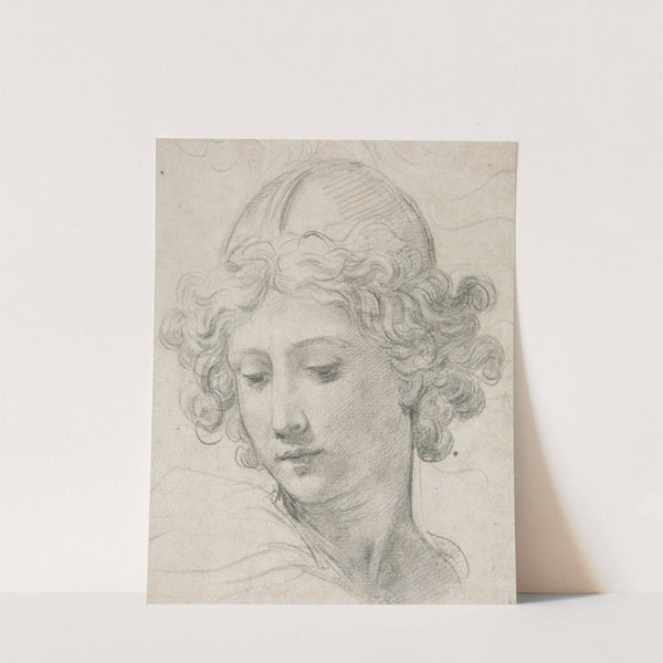 Study for the Head of St. Michael by Pietro da Cortona