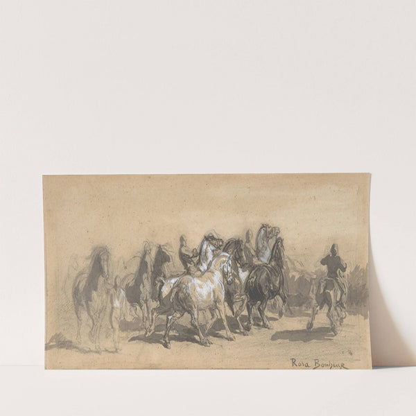 Study for ‘The Horse Fair’ (19th century) by Rosa Bonheur