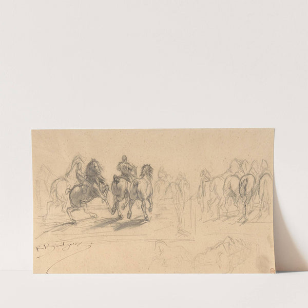 Study for ‘The Horse Fair’ (1840–99) by Rosa Bonheur