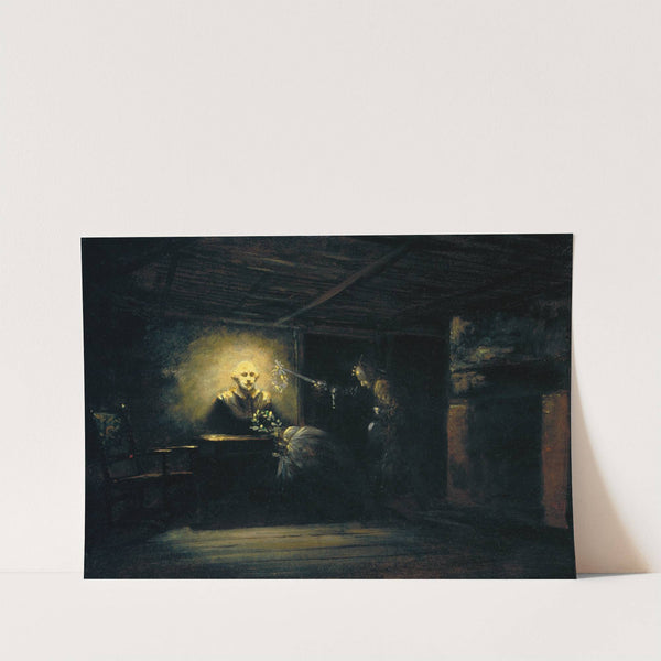 Study for ‘The Immortal Light of Genius’ (1895) by Thomas Nast