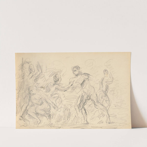 Study for ‘The Judgement of Paris’ or ‘The Amorous Shepherd’ (1883-1886) by Paul Cézanne