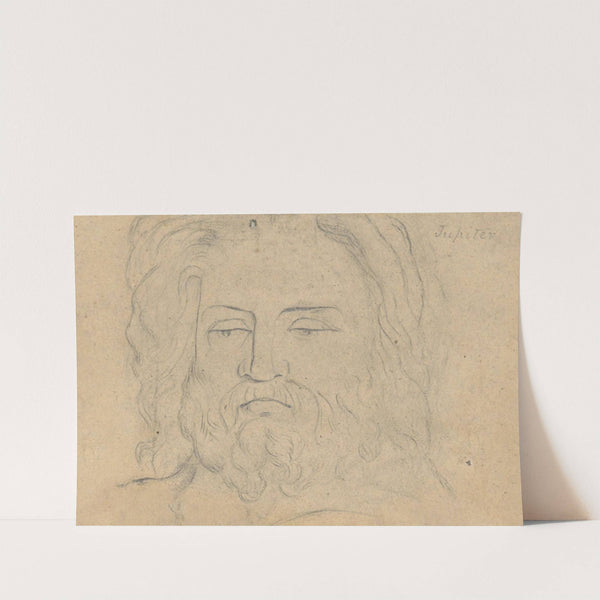 Study for The Judgment of Jupiter (Jupiter, head) by Samuel Finley Breese Morse