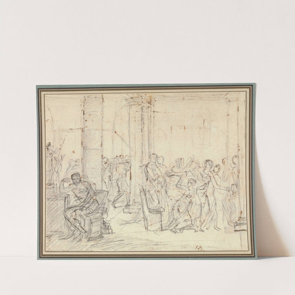 Study for The Lictors Bringing Brutus the Bodies of his Sons by Jacques Louis David