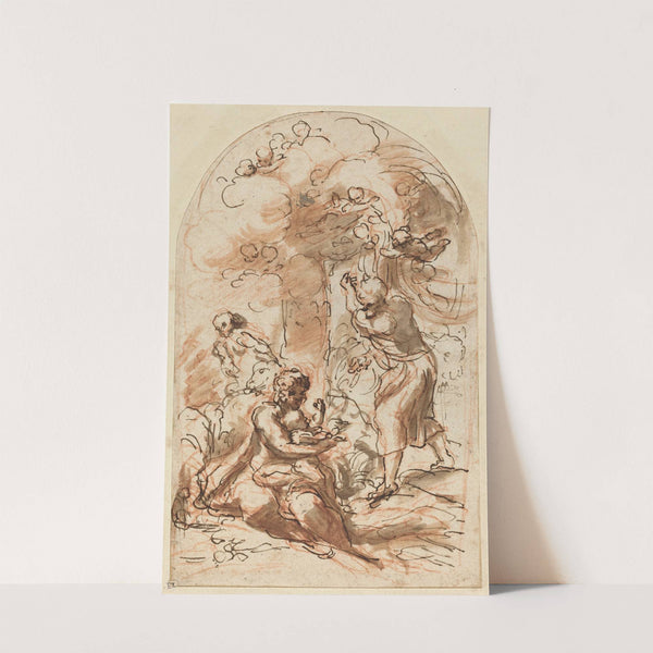 Study for the 'Madonna della Scodella' (recto) by Correggio