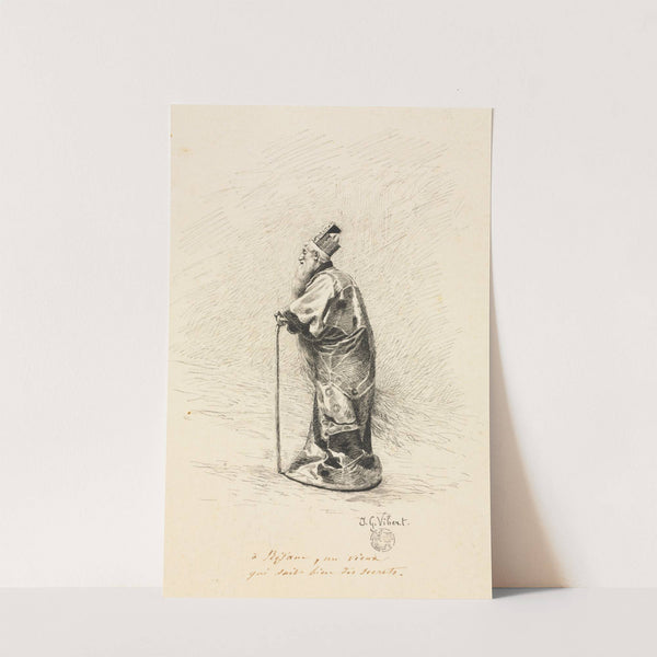 Study for the Magician in "Conte de Fée" (Story of a Fairy) by Jehan Georges Vibert