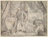 Study for ‘The Man with Glasses Speaks’