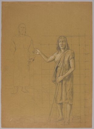 Study for the Painting ‘The Baptism of Jesus’ (1910 - 1912)