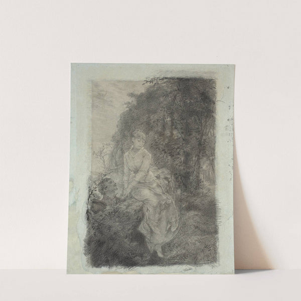 Study for the park wall by Marie Bracquemond