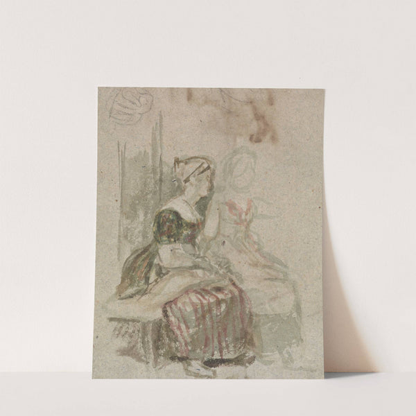 Study for 'The Penny Wedding' by Sir David Wilkie