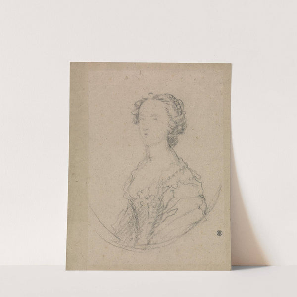 Study for the Portrait of a Woman by Allan Ramsay