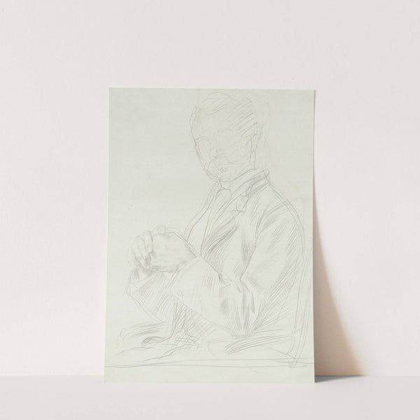 Study for the Portrait of Edward D. Adams (1892) by Alphonse Legros