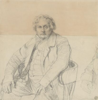 Study for the Portrait of Louis-François Bertin (1766-1841)