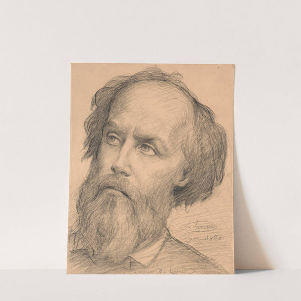 Study for the portrait of Victor de Laprade (1860) by Louis Janmot