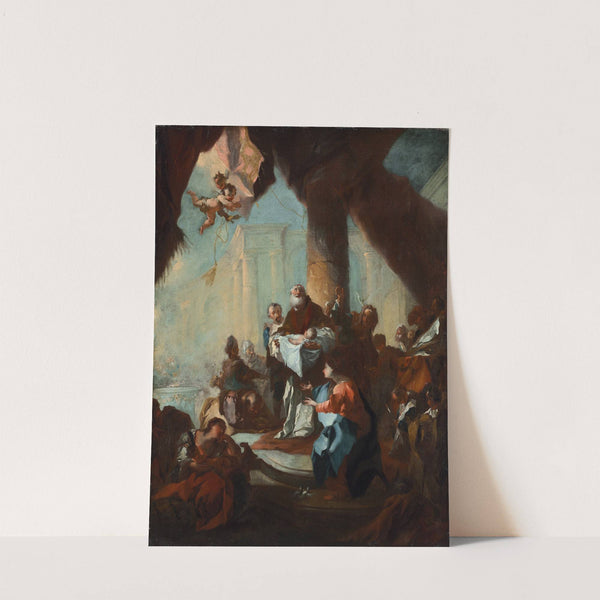 Study for The Presentation of Christ in the Temple (for Saint Ulrich Vienna) (c. 1750) by Franz Anton Maulbertsch