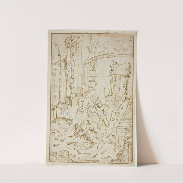 Study for the Rape of the Sabines by Circle of Jacopo Zanguidi