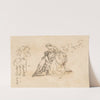 Study for ‘The Return of King Friedrich II from Küstrin’ (c. 1850s) by Emanuel Gottlieb Leutze