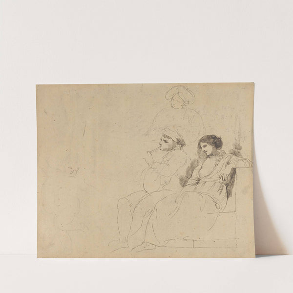 Study for 'The Rustic Dancers' by John Hamilton Mortimer