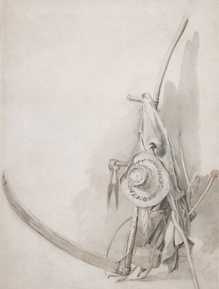 Study for ‘The Shearers’ (between 1833 and 1834)