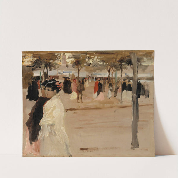 Study for the Shore Road in San Telmo, Seville (1881) by Albert Edelfelt