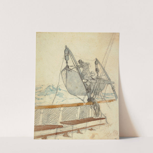 Study for 'The Signal of Distress' by Winslow Homer