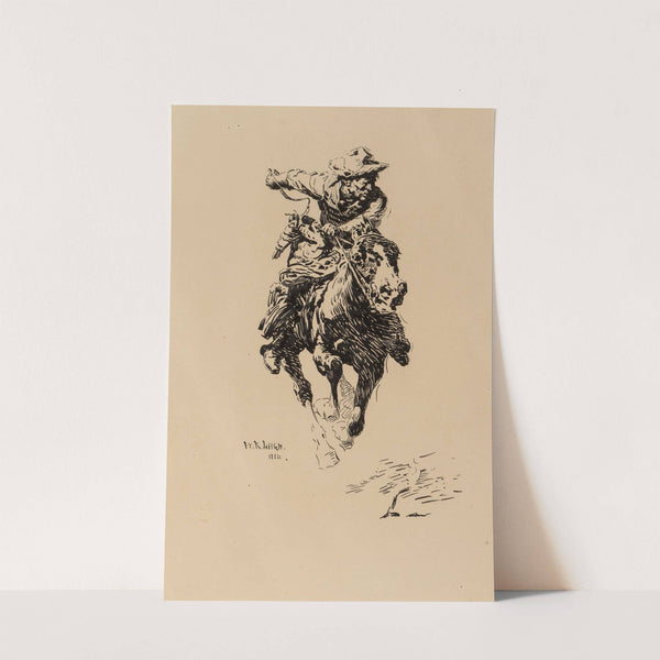 Study for The Stampede (1914) by William Robinson Leigh