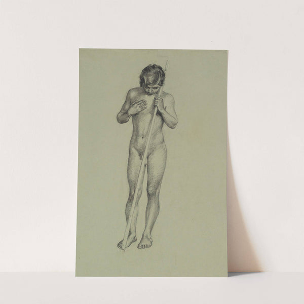 Study for the statue of St. John in the Stollwerck Mausoleum (1926) by Josef Engelhart