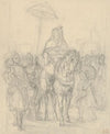Study for ‘The Sultan of Morocco and His Entourage’ (ca. 1855–56)