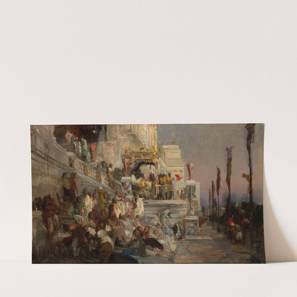 Study for the ‘Torches of Nero’ (1876) by Henryk Siemiradzki