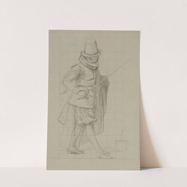 Study for ‘The Tulip Folly’ by Jean-Léon Gérôme