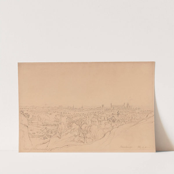 Study for the View of Cambridge from Castle Hill by James Ward