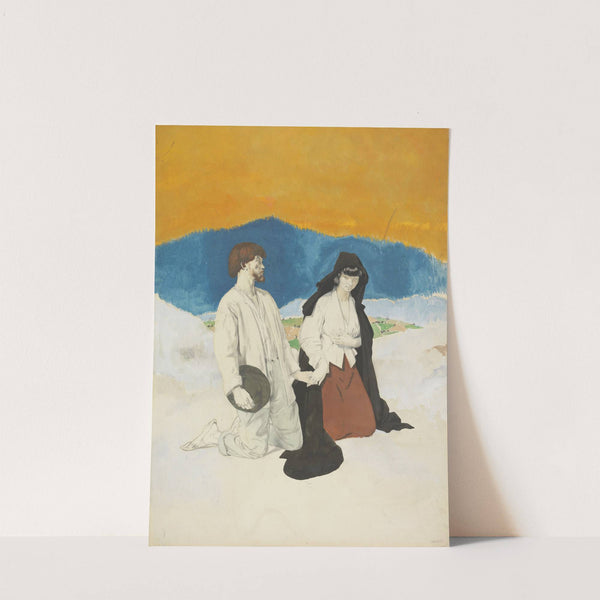 Study for 'The Western Wedding' by William Orpen