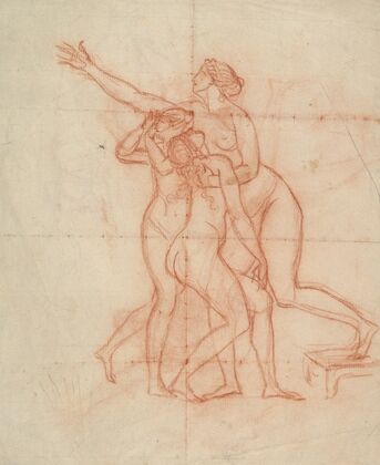 Study for the Wife and Daughters of Brutus