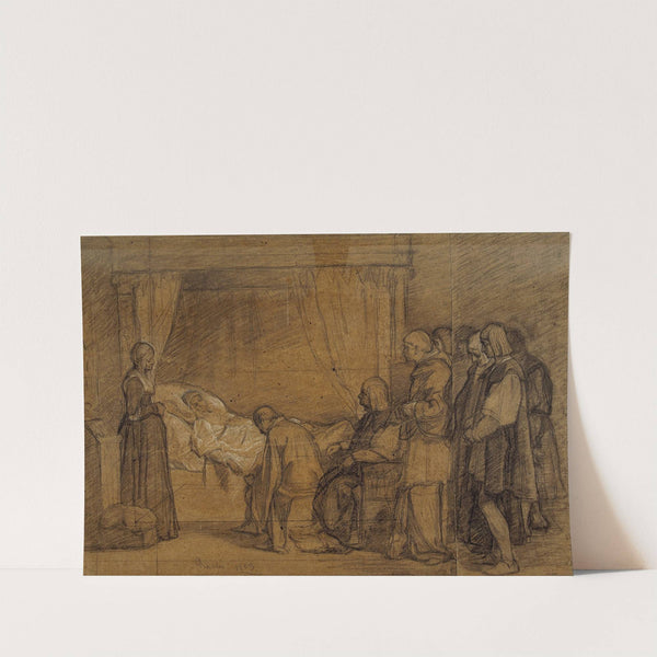 Study for the Will of Isabella the Catholic by Eduardo Rosales