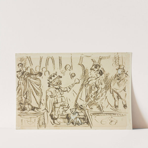 Study for Title Page, from Punch, Volume 55 by Charles Samuel Keene