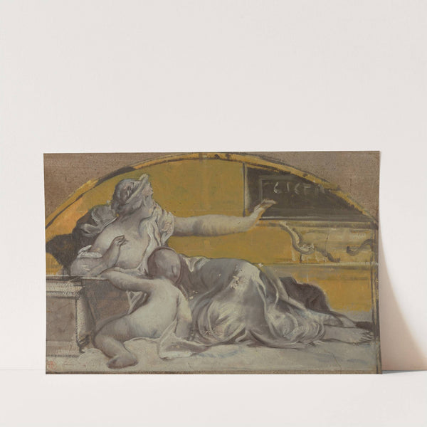 Study for Tympanum in Honor of Cicero by Pierre-Victor Galland