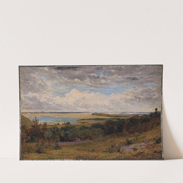 Study for 'View of New York City from New Jersey' by John Henry Hill