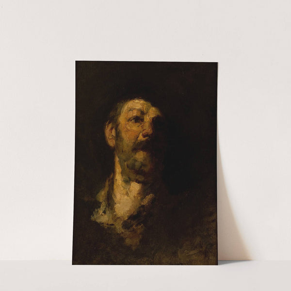 Study Head, Man with Hat (c.1881) by Frank Duveneck