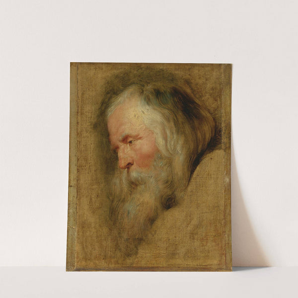 Study Head Of caspar, The Eldest magus by Follower of Peter Paul Rubens