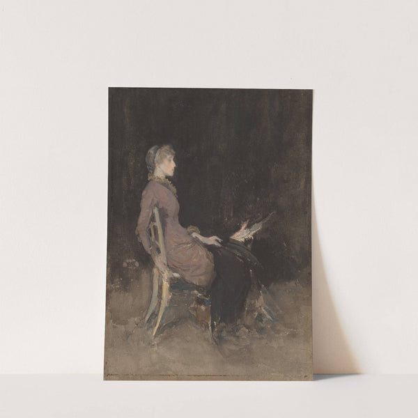 Study In Black And Gold (Madge O’donoghue) (1883-1884) by James Abbott McNeill Whistler