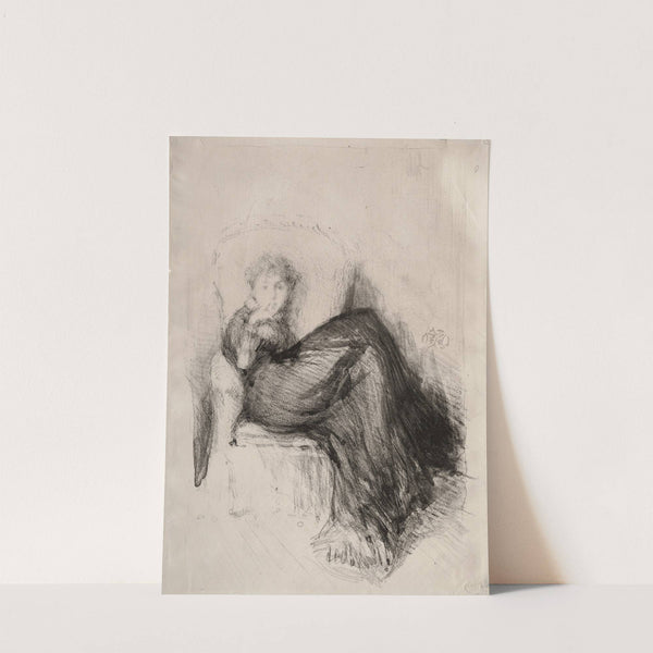 Study – Maude Seated (1878) by James Abbott McNeill Whistler