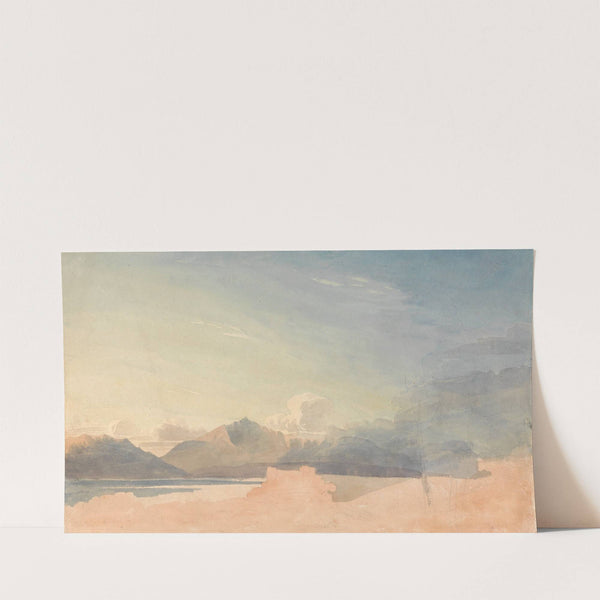 Study near Harlech Castle by Cornelius Varley