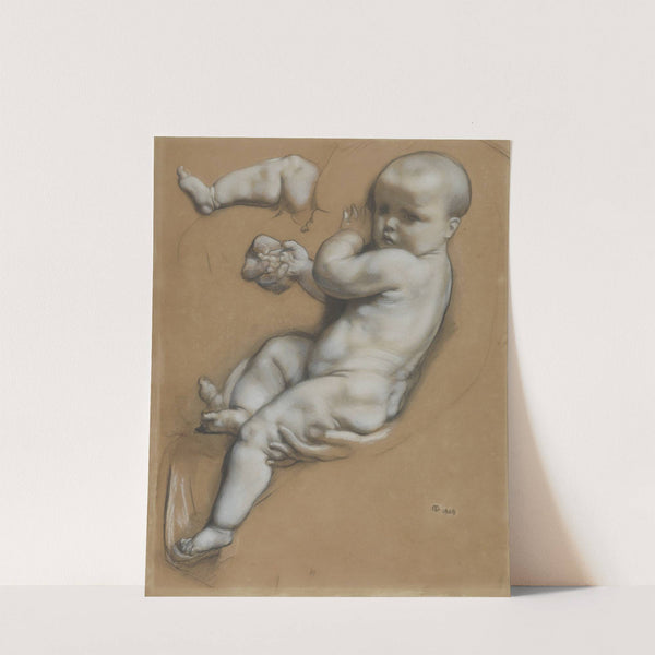 Study of a Baby (1868) by Frederick Goodall