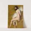 Study Of A Bearded Male Nude by William Etty