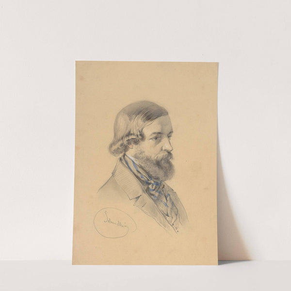 Study of a Bearded Man by Friedrich Carl von Scheidlin