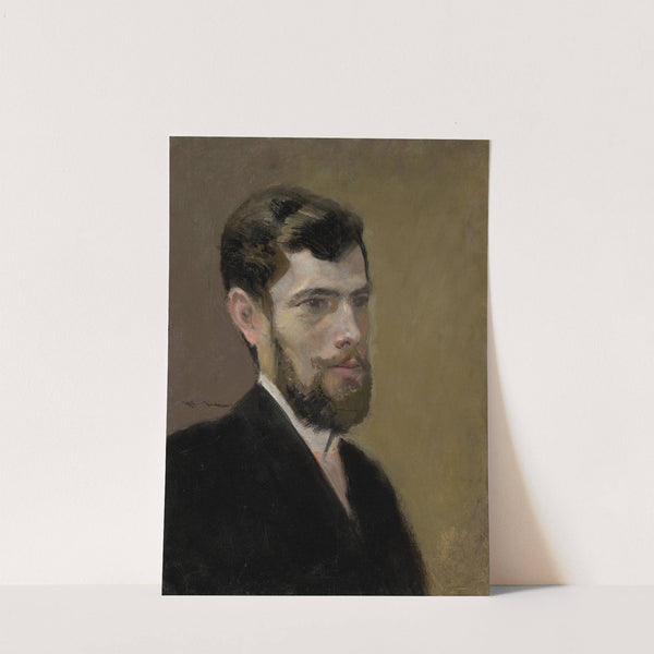 Study of a Bearded Man in a Black Suit (1880–1900) by Ladislav Mednyánszky