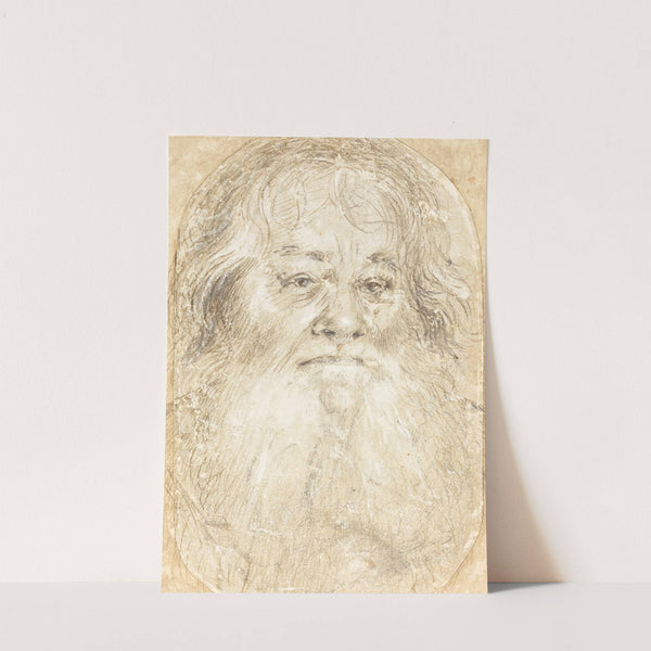 Study of a Bearded Man (verso) by Hans Holbein The Elder