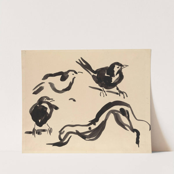 Study of a Blackbird by Rik Wouters