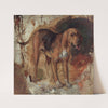 Study of a bloodhound (1848) by William Holman Hunt