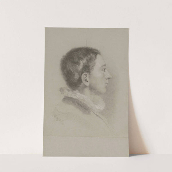 Study of a Boy with a High Collar by Vojtech Angyal